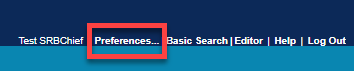 Preferences Link Location